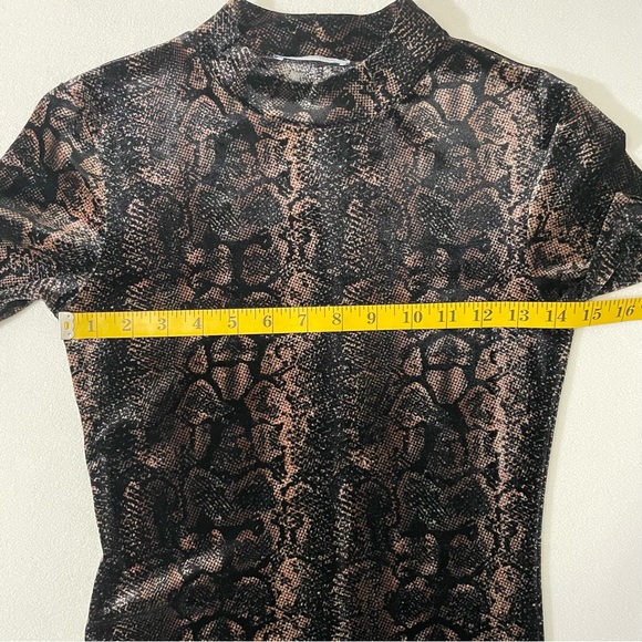 ZARA Short Sleeve Midi Dress - Picture 6 of 7